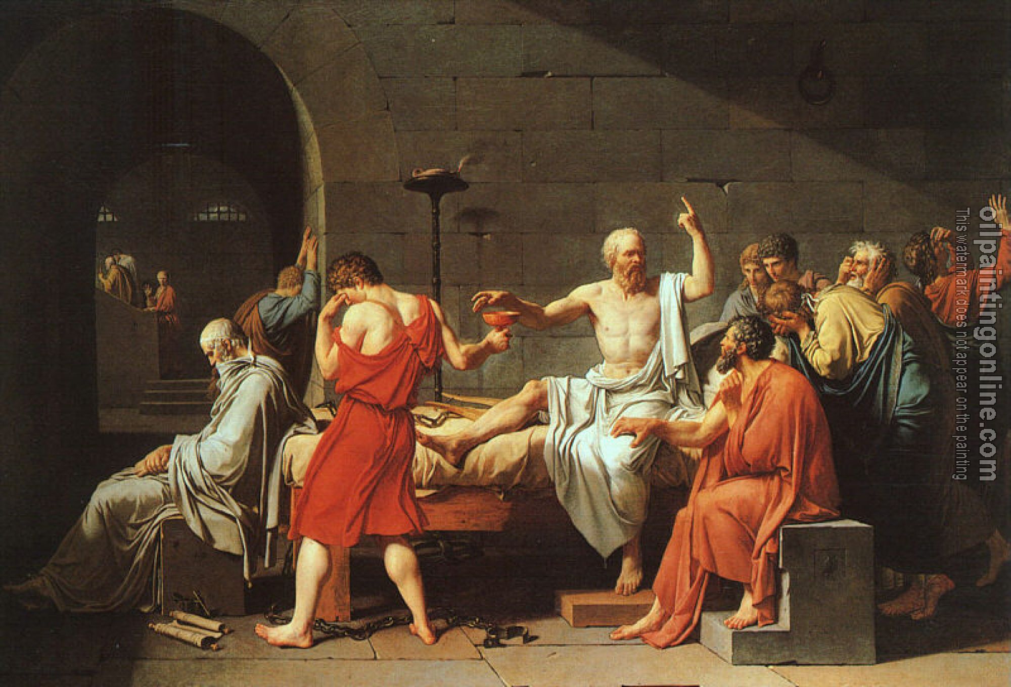 David, Jacques-Louis - The Death of Socrates